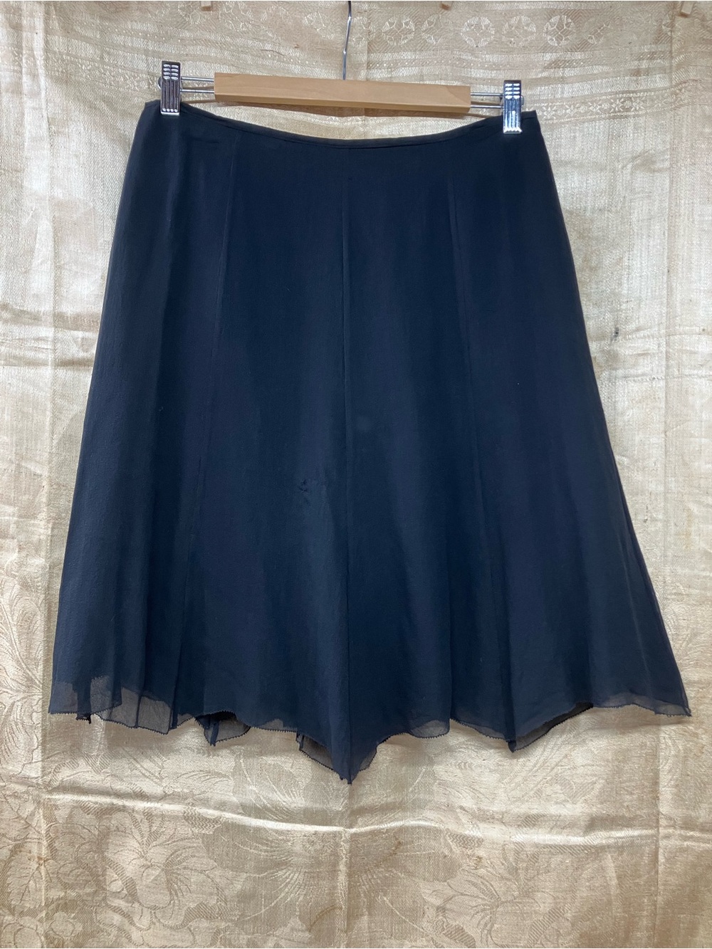 Chico's Black A-Line Flow Skirt